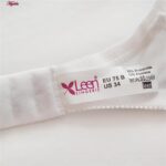 سوتین زنانه لین مدل لبه گیپوری فنردار کد 4681-521 رنگ سفید