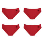 شورت مردانه برهان تن پوش مدل 2-03 اسلیپ بسته 4 عددی