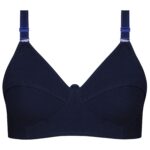 سوتین زنانه ماییلدا مدل بدون فنر کد 3472 رنگ سرمه ای