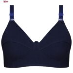 سوتین زنانه ماییلدا مدل بدون فنر کد 3472 رنگ سرمه ای