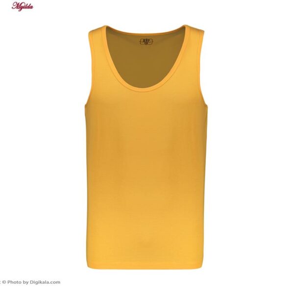 زیرپوش رکابی مردانه برهان تن پوش مدل 16-01 رنگ خردلی