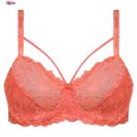 سوتین زنانه ماییلدا مدل هارنس فنردار کد 5045 رنگ گلبهی