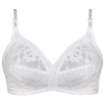 سوتین زنانه پانیذ مدل بدون فنر کد 66507 رنگ سفید