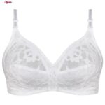 سوتین زنانه پانیذ مدل بدون فنر کد 66507 رنگ سفید