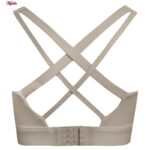 نیم تنه ورزشی زنانه مدل پد ثابت کد 4849 رنگ خاکی