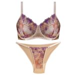 ست شورت و سوتین زنانه کارنا رز مدل فنردار کد 5035-5005-3 رنگ کرم