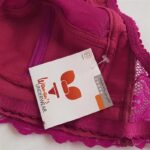 سوتین زنانه ماییلدا مدل بدون فنر کد 5036 رنگ زرشکی