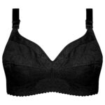 سوتین زنانه ماییلدا مدل بدون فنر کد 5053 رنگ مشکی