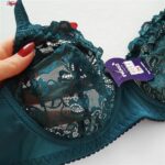 سوتین زنانه پانیذ مدل فنردار کد 66370-07 رنگ کله غازی