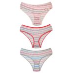 شورت زنانه ماییلدا مدل نخی راه راه کد 5073-2 بسته 3 عددی