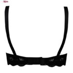 سوتین زنانه ماییلدا مدل گوشواره ای فنردار کد 5076 رنگ مشکی