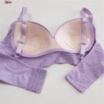 ست نیم تنه و شورت ورزشی زنانه ماییلدا مدل سیملس کد 4966 رنگ یاسی