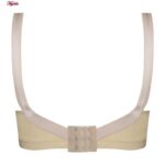 سوتین زنانه ماییلدا مدل گیپور گلدار بدون فنر کد 5038 رنگ کرم