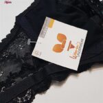 سوتین زنانه ماییلدا مدل گوشواره ای فنردار کد 5076 رنگ مشکی