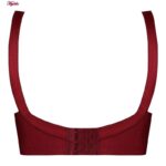 سوتین زنانه ماییلدا مدل بدون فنر کد 5053 رنگ زرشکی