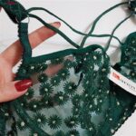 ست شورت و سوتین زنانه کارنا رز مدل فنردار کد 5031-2057 رنگ سبز