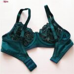 سوتین زنانه پانیذ مدل فنردار کد 66370-07 رنگ کله غازی