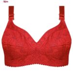 سوتین زنانه ماییلدا مدل بدون فنر کد 5053 رنگ قرمز