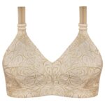 سوتین زنانه ماییلدا مدل بدون فنر کد 5053 رنگ کرم