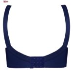 سوتین زنانه ماییلدا مدل شکوفه بدون فنر کد 5054 رنگ سرمه ای