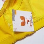 سوتین زنانه ماییلدا مدل شکوفه بدون فنر کد 5054 رنگ زرد