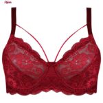 سوتین زنانه ماییلدا مدل فنردار هارنس کد 5045 رنگ زرشکی