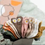 جوراب مچی گلدوزی بابونه - Image 2