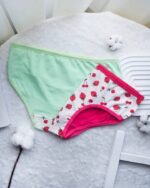 شورت نخی توت فرنگی n-1260 (مناسب 42تا44) XL - Image 3