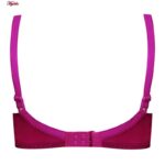 سوتین زنانه پانیذ مدل فنردار کد 66370-07 رنگ سرخابی