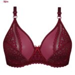 ست شورت و سوتین زنانه کارنا رز مدل فنردار کد 5032-2001 رنگ زرشکی