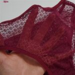 ست شورت و سوتین زنانه کارنا رز مدل فنردار کد 5032-2001 رنگ زرشکی