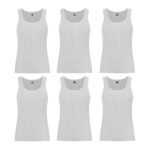 زیرپوش مردانه برهان تن پوش کد 01 بسته 6 عددی