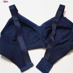 سوتین زنانه ماییلدا مدل شکوفه بدون فنر کد 5054 رنگ سرمه ای