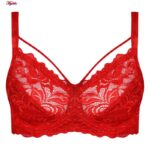 سوتین زنانه ماییلدا مدل هارنس فنردار کد 5045 رنگ قرمز