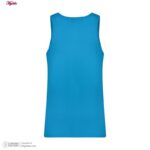 زیرپوش رکابی مردانه برهان تن پوش مدل 3-01 رنگ آبی فیروزه ای بسته 3 عددی