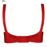 سوتین زنانه ماییلدا مدل گیپور گلدار بدون فنر کد 5038 رنگ قرمز