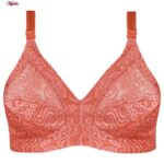 سوتین زنانه ماییلدا مدل بدون فنر کد 5047 رنگ گلبهی