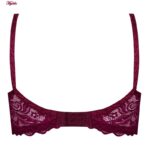 سوتین زنانه ماییلدا مدل بدون فنر کد 5036 رنگ زرشکی