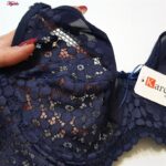 ست شورت و سوتین زنانه کارنا رز مدل فنردار کد 5032-2001 رنگ سرمه ای