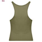 کراپ‌تاپ زنانه ماییلدا مدل بند سیلیکونی پددار کد 4980 رنگ سبز روشن