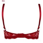 سوتین زنانه ماییلدا مدل فنردار هارنس کد 5045 رنگ زرشکی