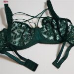 ست شورت و سوتین زنانه کارنا رز مدل فنردار کد 5031-2057 رنگ سبز