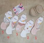 جوراب زیر قوزکی وسط گل شیشه ای کد n-1035 - Image 2