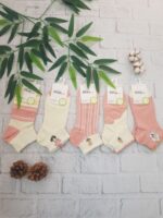 جوراب مچی رنگ کالباسی طرح دار کد n-1041