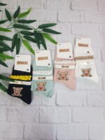 جوراب نیم ساق خرس مهربون کد n-1351