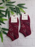 جوراب مچی پاپیونی رنگ آلبالویی کد n1385