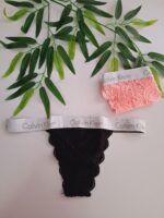 شورت زنانه 2 عددی بکلس مشکی و صورتی کد n-1449-2 - Image 2