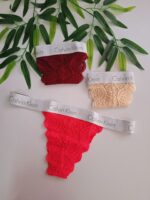 شورت زنانه 3 عددی بکلس سرخابی-زرشکی-کرم کد n-1449-3 - Image 2