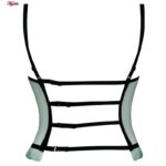 ست شورت و سوتین زنانه برتا مدل فنردار شیشه ای کد 5111-2261 رنگ سبز روشن