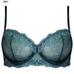 ست شورت و سوتین زنانه برتا مدل فنردار کد 5100-2420-LL رنگ کله غازی